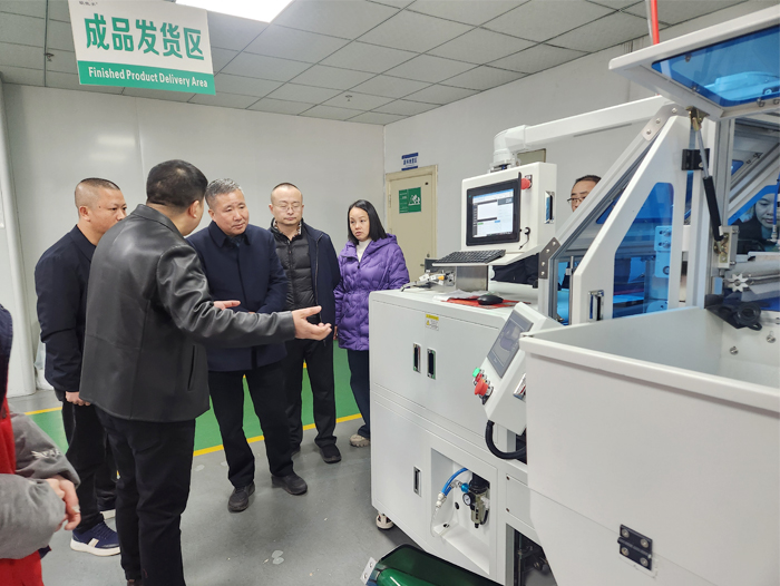 Dec. 24 2024,  Li Shuiqing，the secretary of Anyuan district committee, Pingxiang City, and leaders of all town&street committees to visit our company.